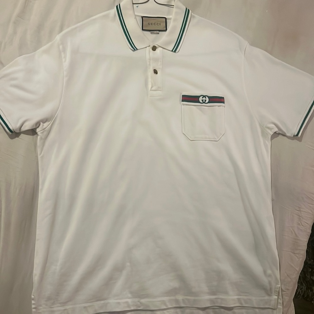 Gucci Short Sleeve Polo Shirt Authentic